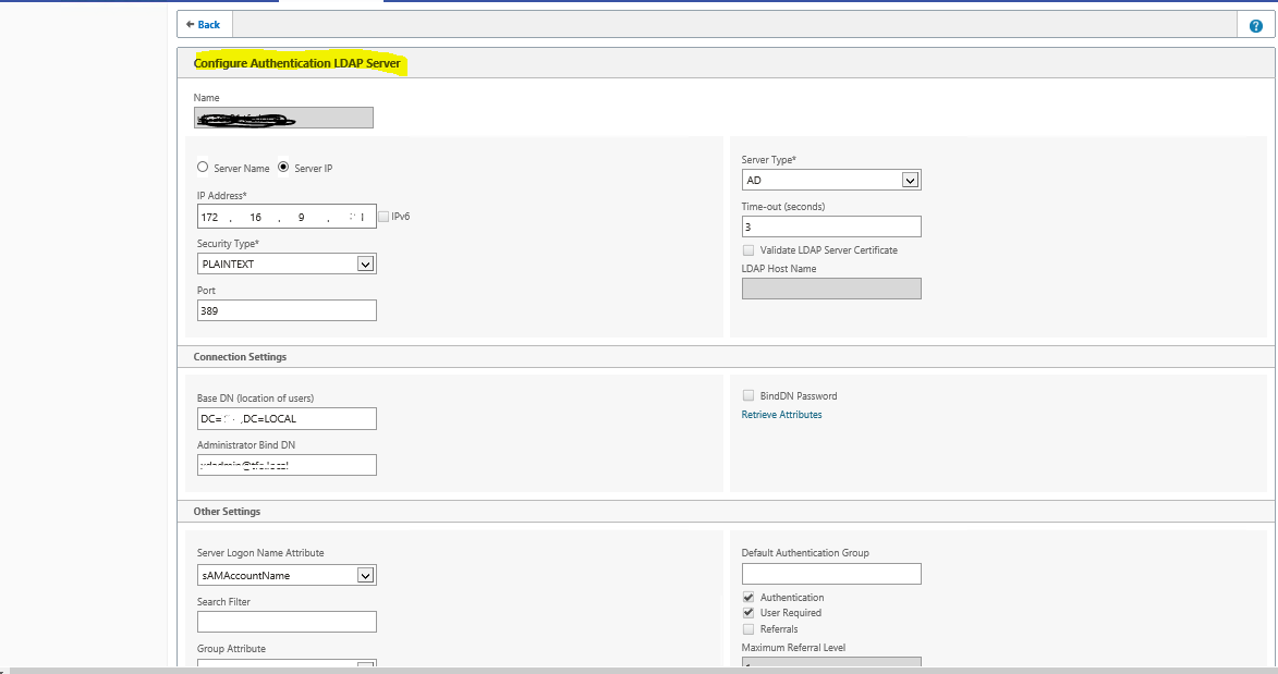 Netscaler LDAP-3