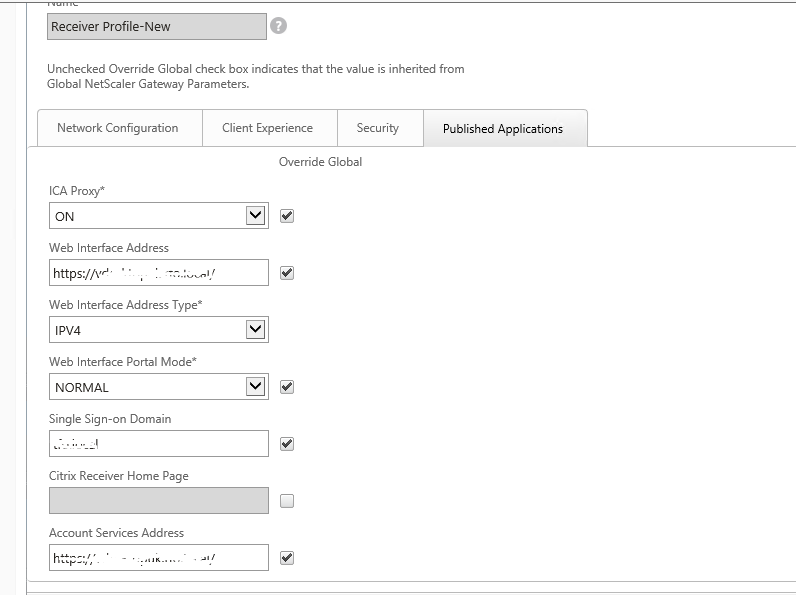 suppress citrix receiver login prompt